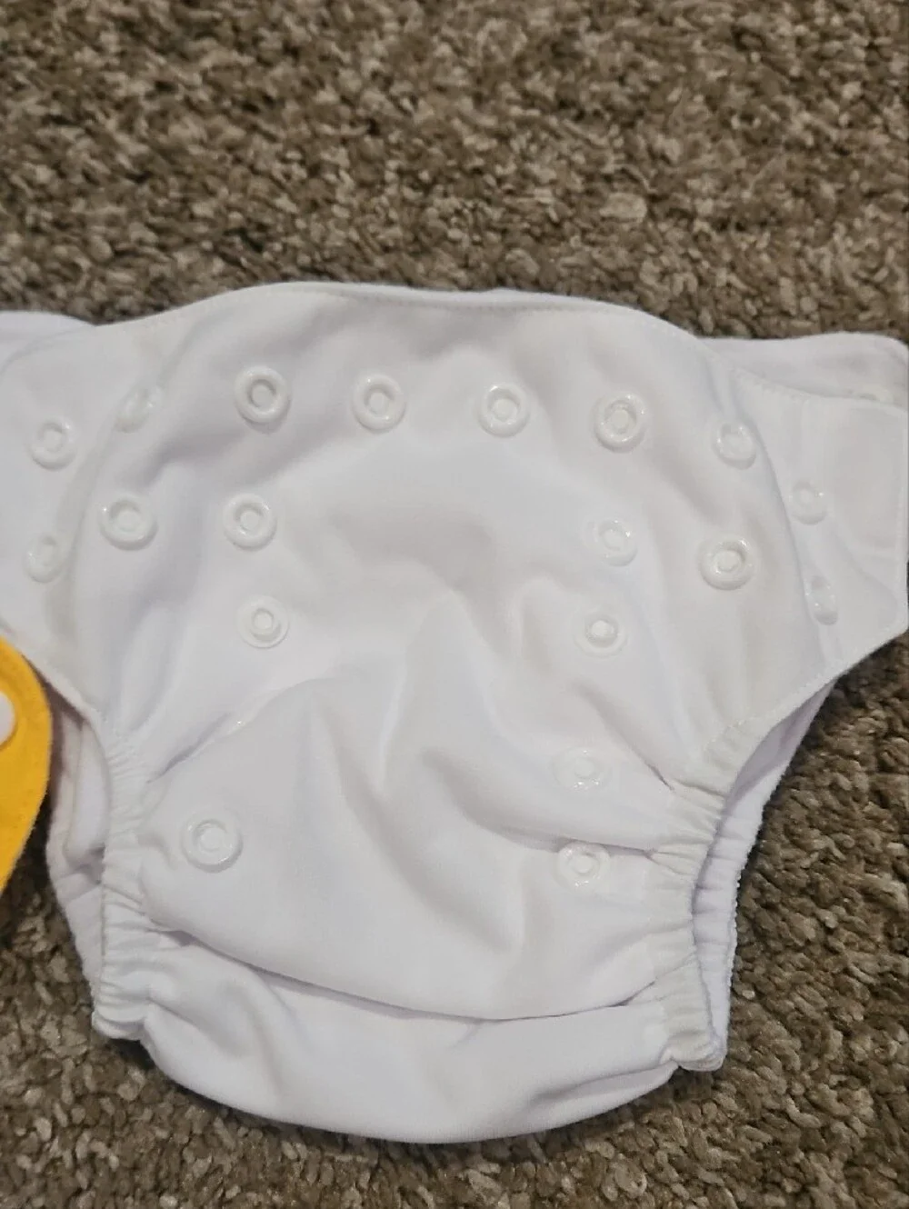 6- Alva BABY Reusable NEWBORN Cloth Diaper Covers- 10 100% Cotton Inserts.